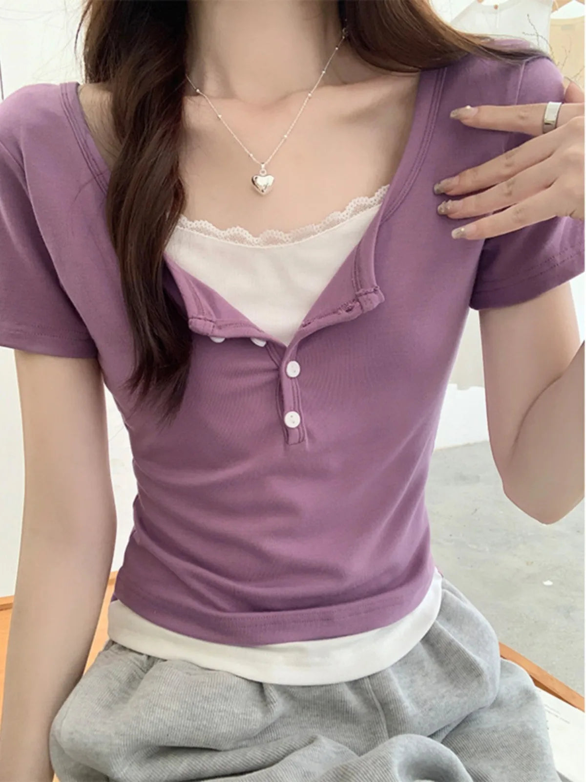 Sexy Lace Summer Top