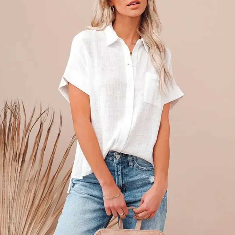 Cotton Linen Summer Shirt
