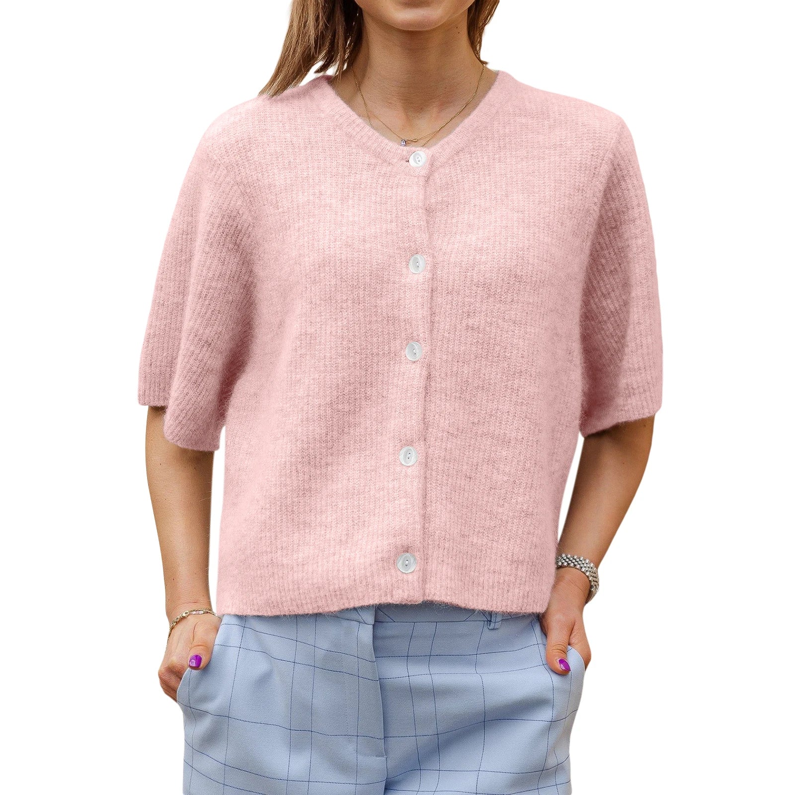 Classic V-Neck Cardigan