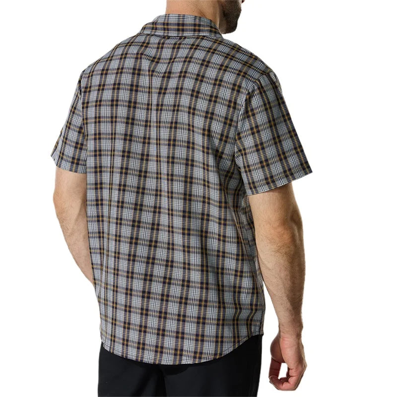 Plaid Button-Down Shirt