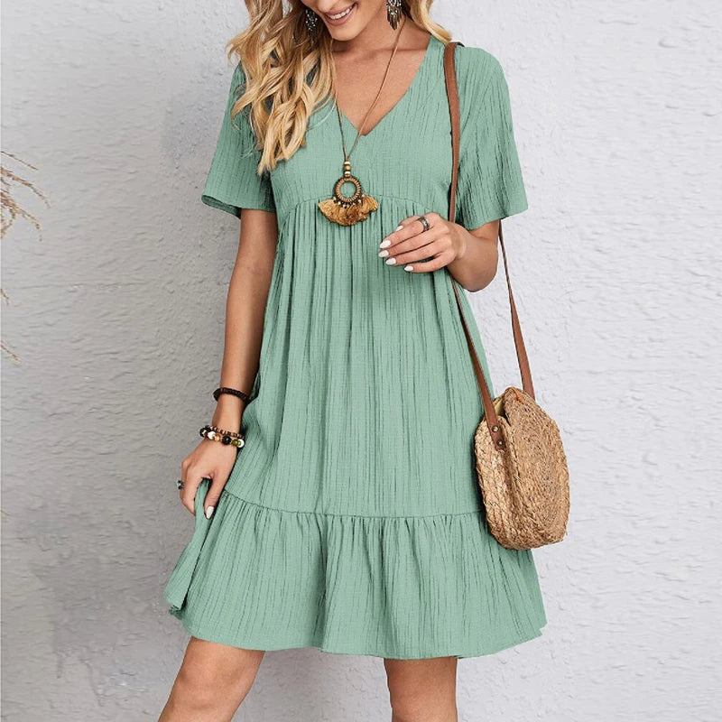 Vintage Elegant A-Line Dress