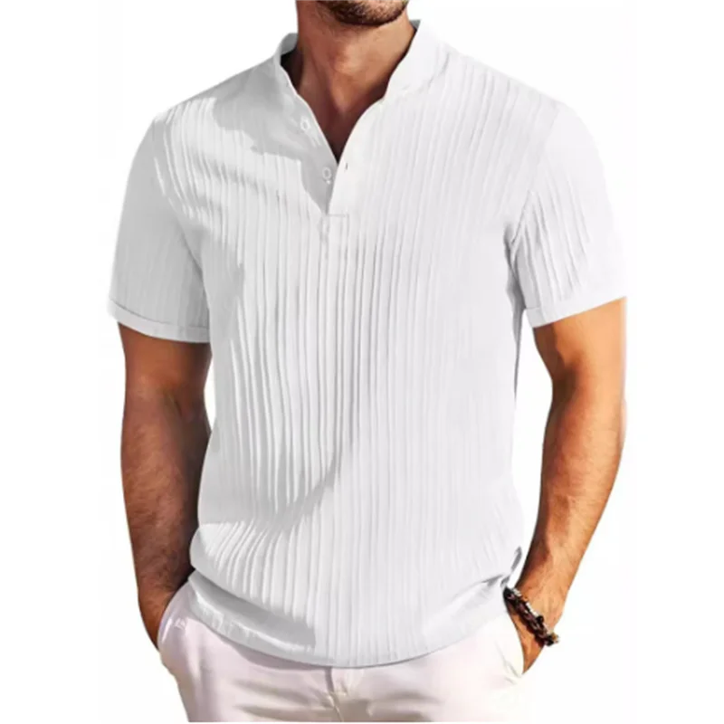 Striped Cotton Linen Shirt