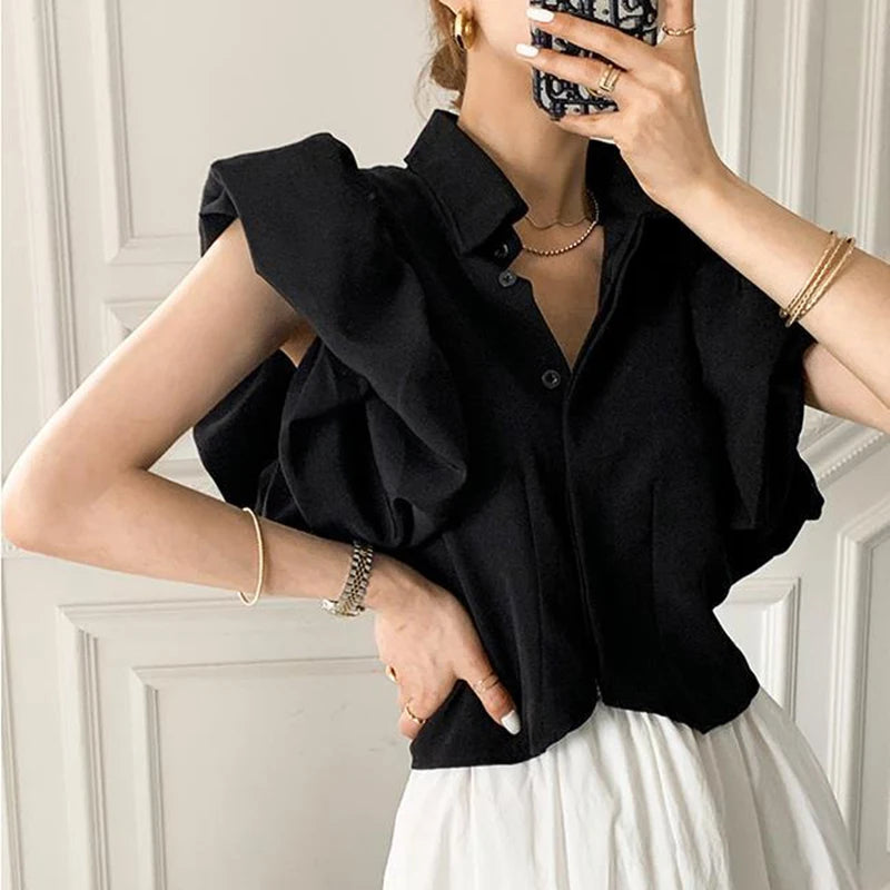 Y2K Puff Sleeve Top