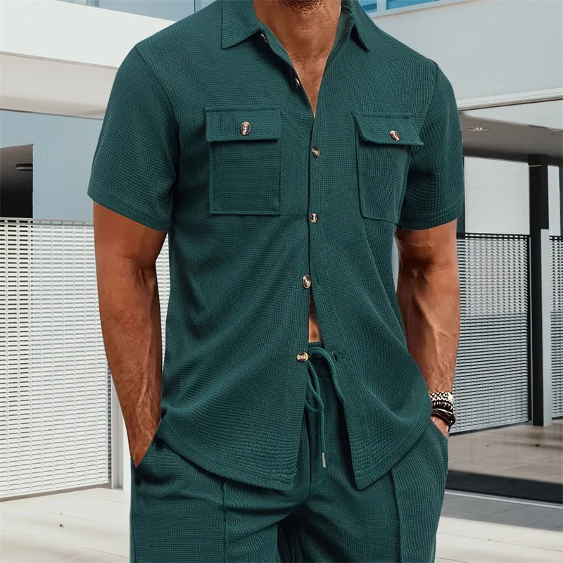 Solid Summer Button-Down