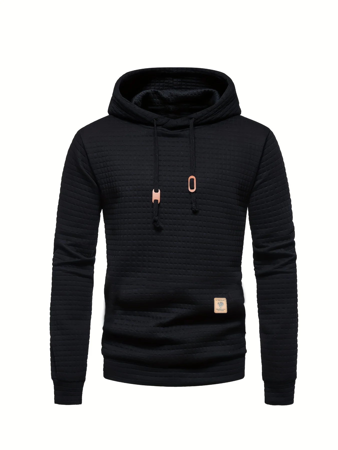 Waffle Pattern Hoodie