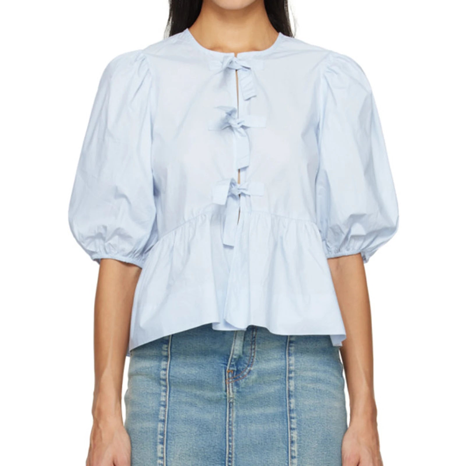 Y2K Peplum Blouse