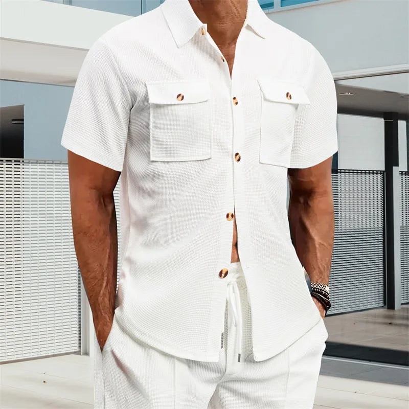 Solid Summer Button-Down
