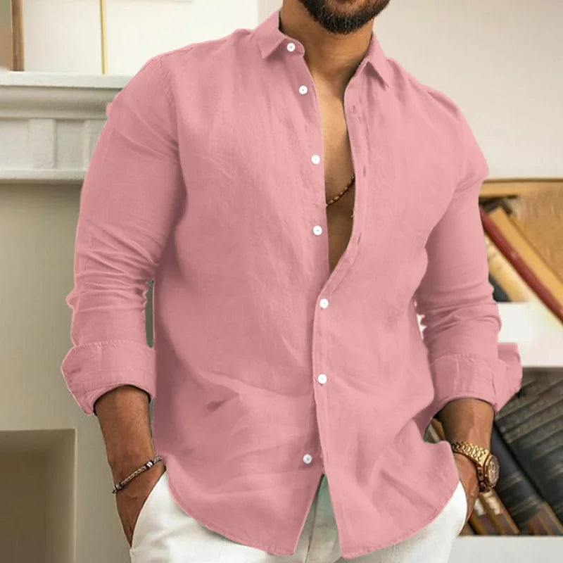 Linen Beachwear Casual Shirt