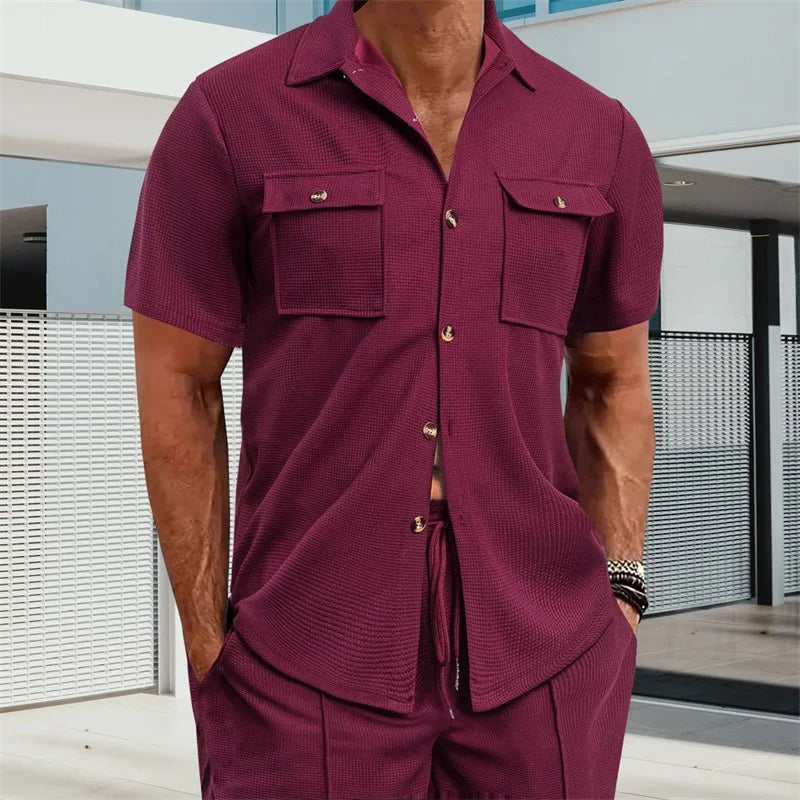 Solid Summer Button-Down