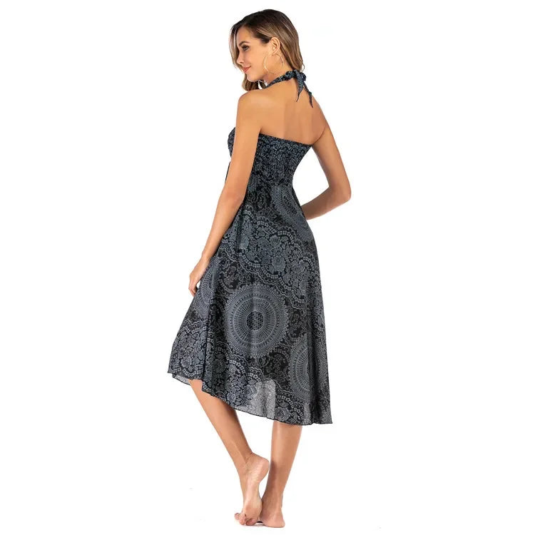 Boho Floral Long Skirt