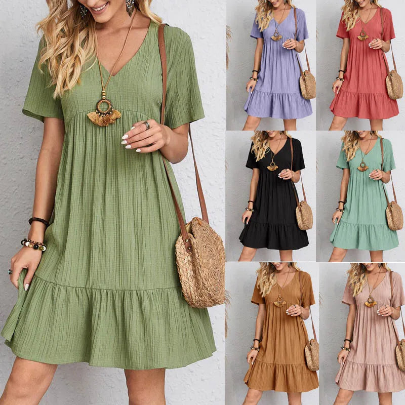 Vintage Elegant A-Line Dress