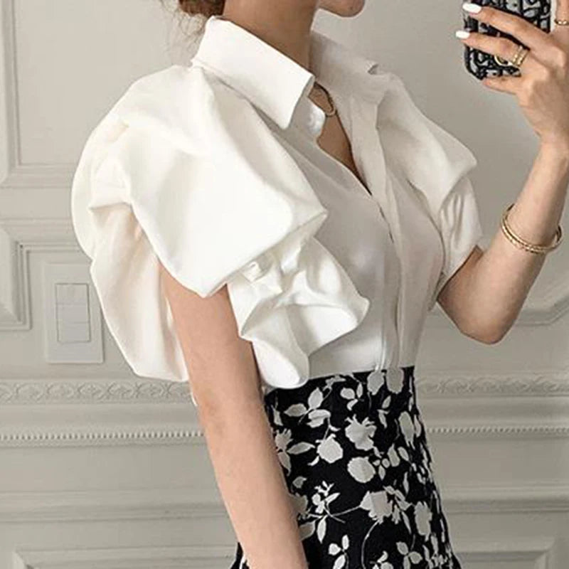 Y2K Puff Sleeve Top
