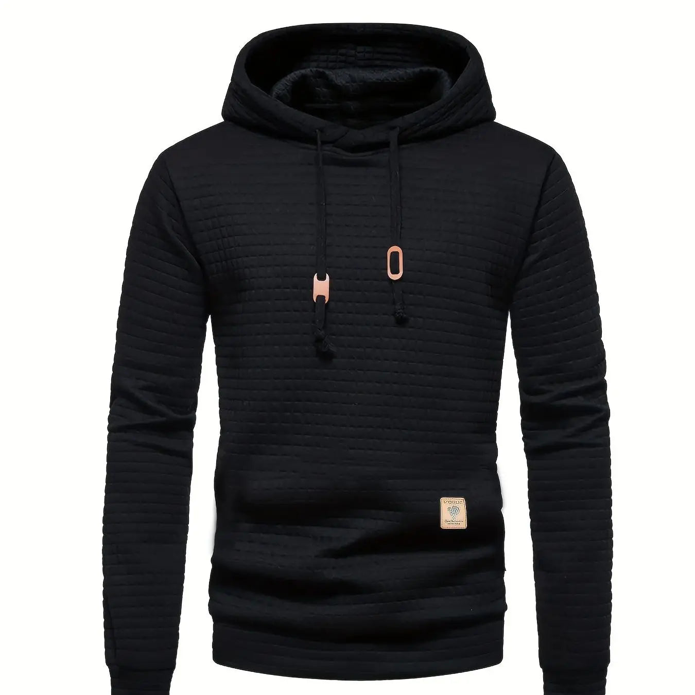 Waffle Pattern Hoodie