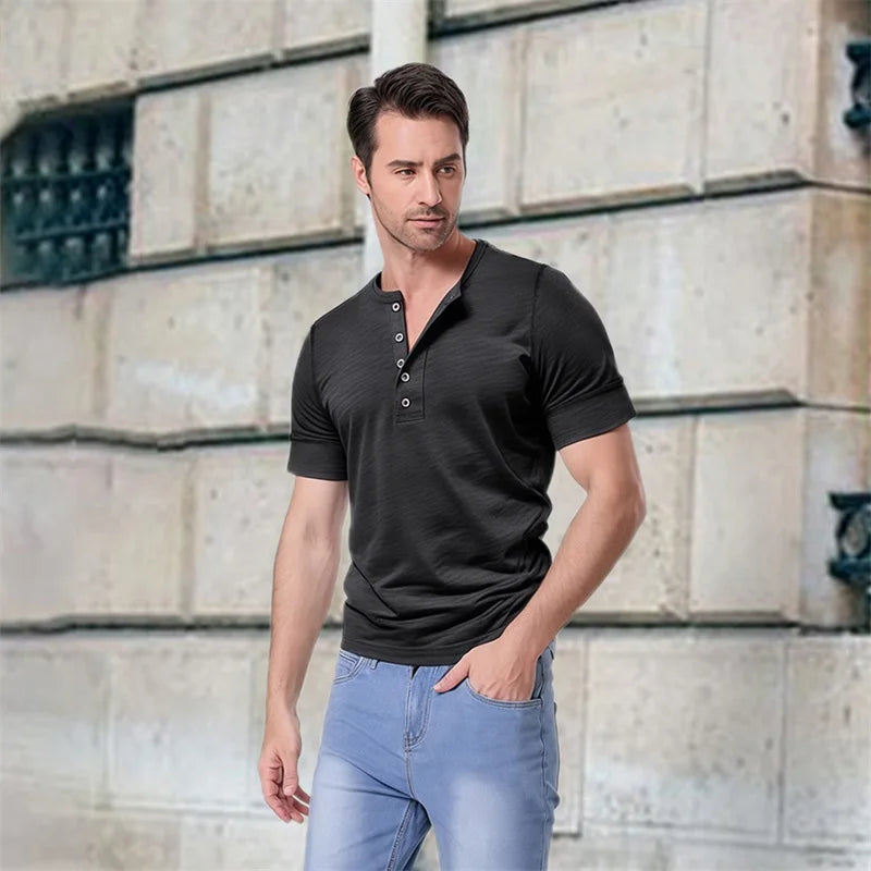 Button Detail Tee