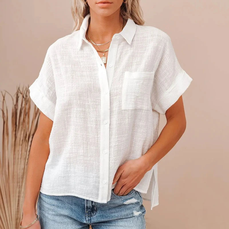 Cotton Linen Summer Shirt