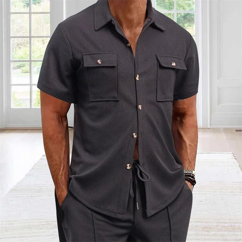 Solid Summer Button-Down