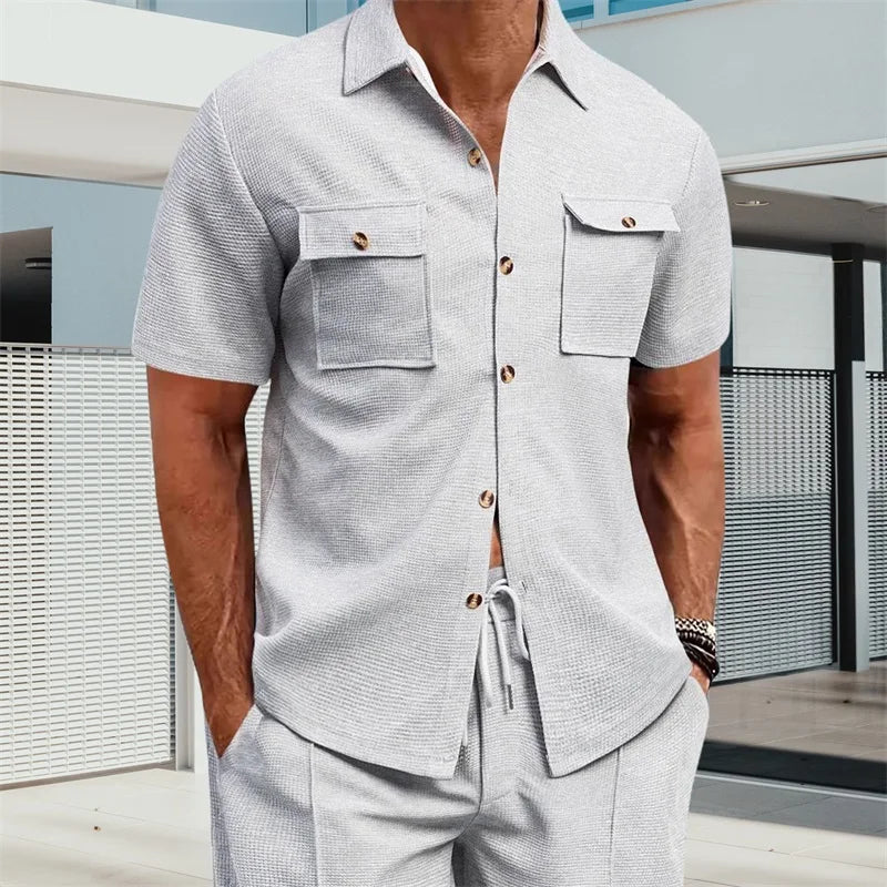 Solid Summer Button-Down