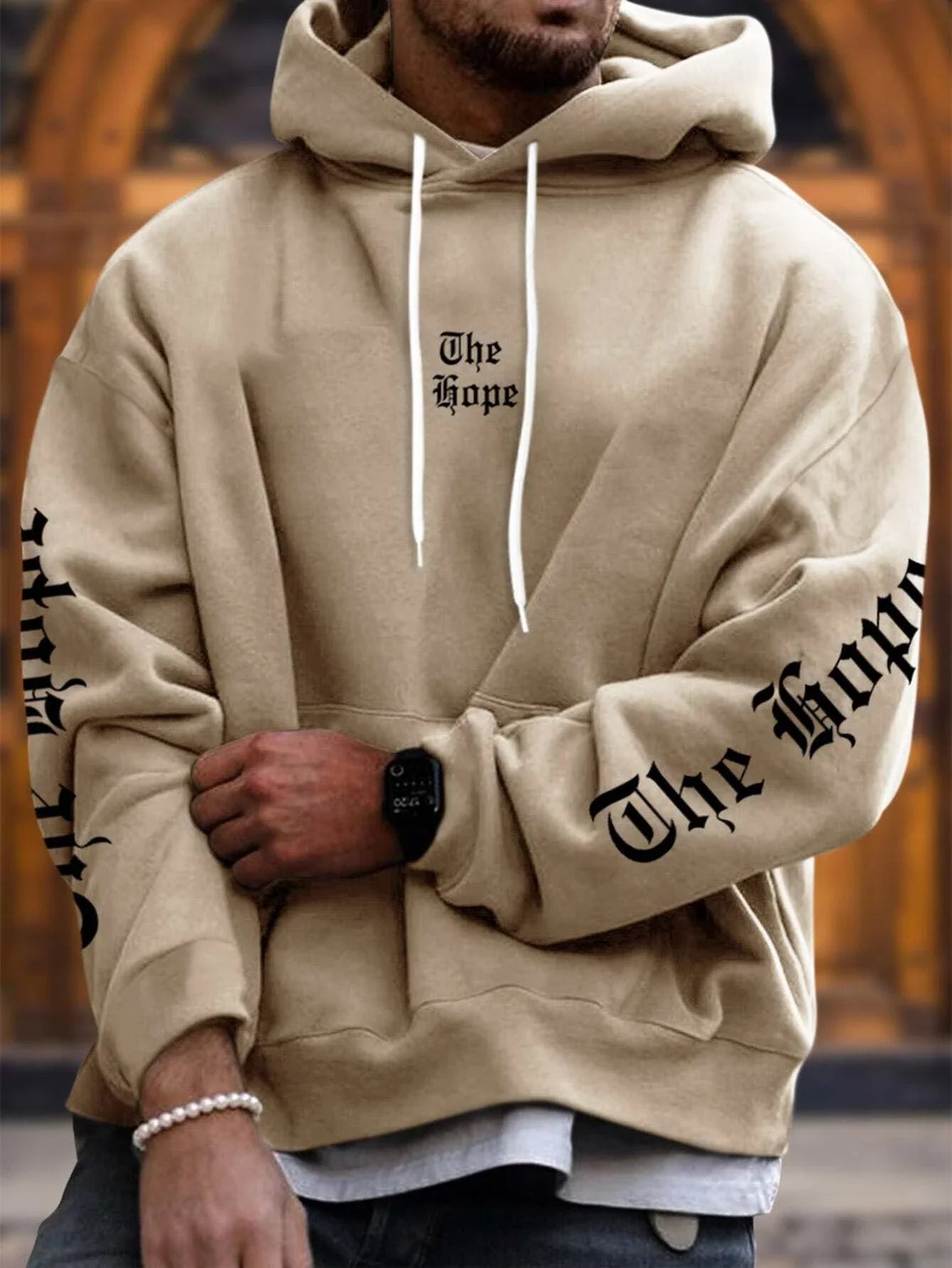 Graphic Cotton Hoodie