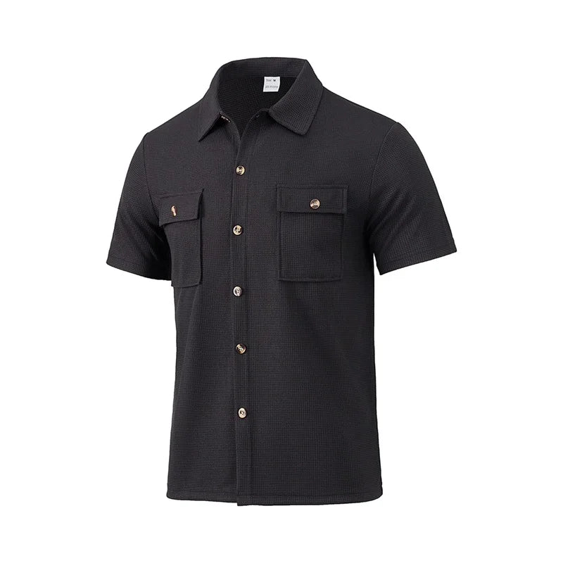 Solid Summer Button-Down