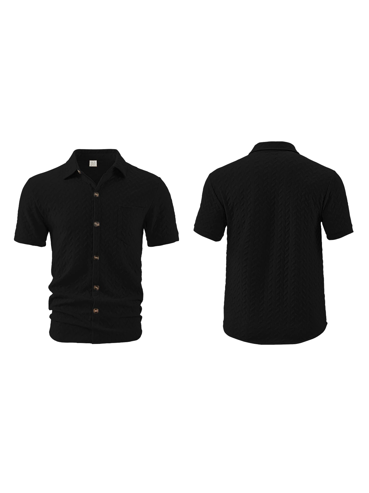 Solid Casual Button-Down