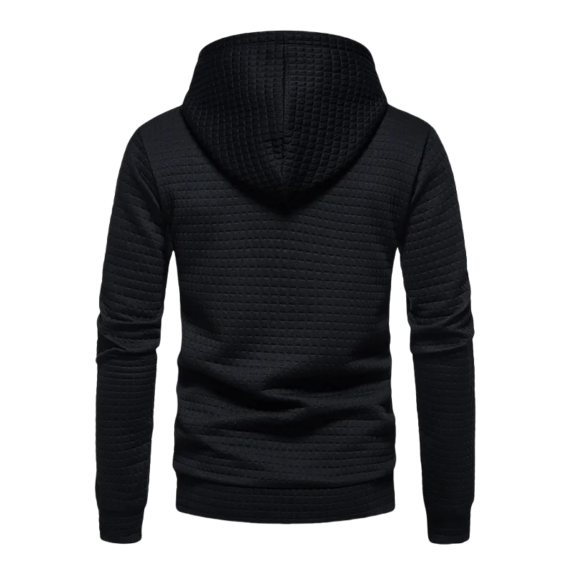 Waffle Pattern Hoodie