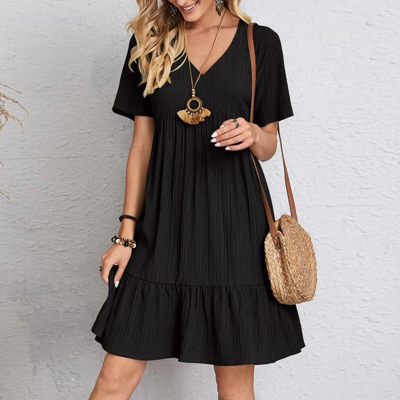 Vintage Elegant A-Line Dress