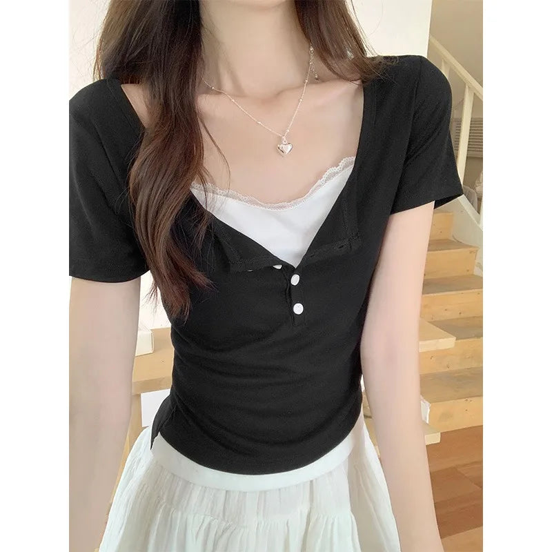 Sexy Lace Summer Top