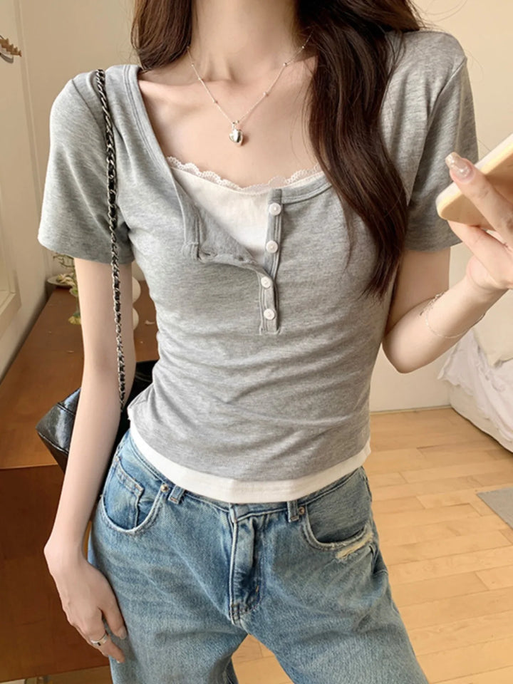 Sexy Lace Summer Top