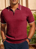 Half-Zip Knit Polo