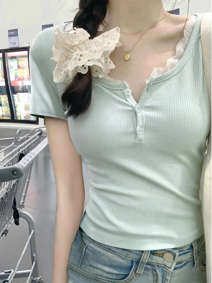 Sexy Lace Summer Top