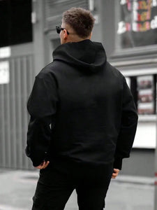 Graphic Cotton Sports Hoodie