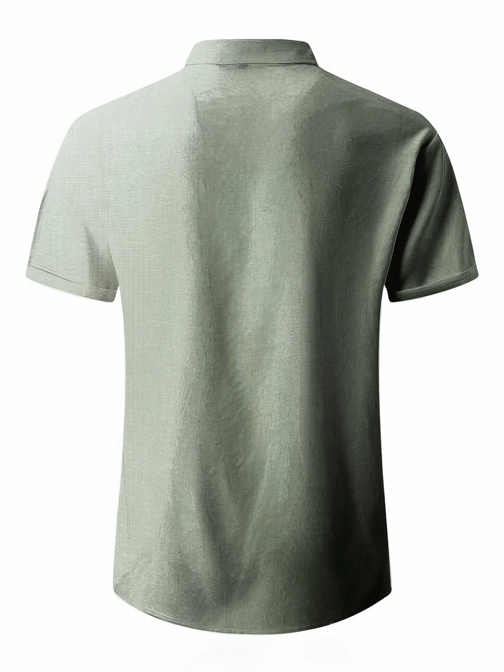 Hemp Lapel Summer Shirt