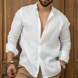 Linen Beachwear Casual Shirt