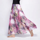 Bohemian Chiffon Long Skirt