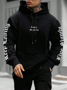 Graphic Cotton Hoodie