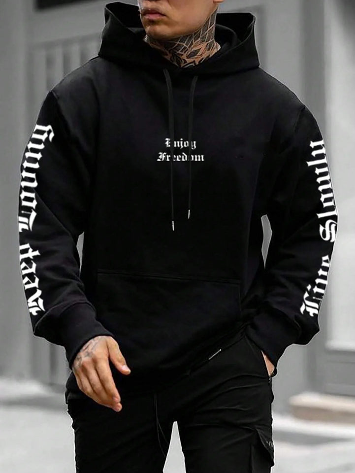 Graphic Cotton Hoodie