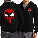 Y2K Skull Zipper Hoodie