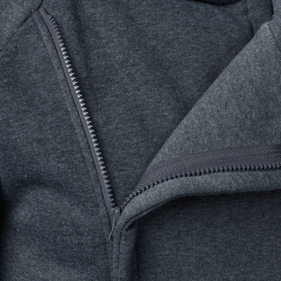 Solid Color Zipper Hoodie