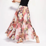 Bohemian Chiffon Long Skirt
