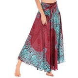 Boho Floral Long Skirt