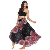 Boho Floral Long Skirt