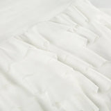 Ruffled Mesh Mini Skirt