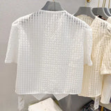 Slim Checked V-Neck Shirt