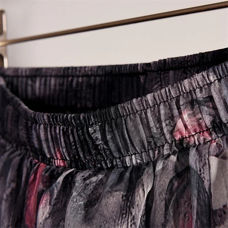 Bohemian Chiffon Long Skirt