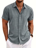 Hemp Lapel Summer Shirt