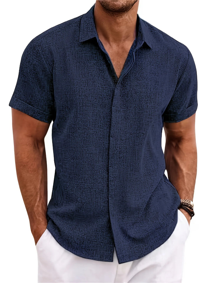 Hemp Lapel Summer Shirt