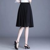 Chiffon A-Line Mini Skirt