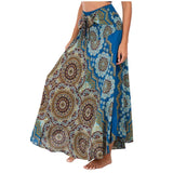 Boho Floral Long Skirt