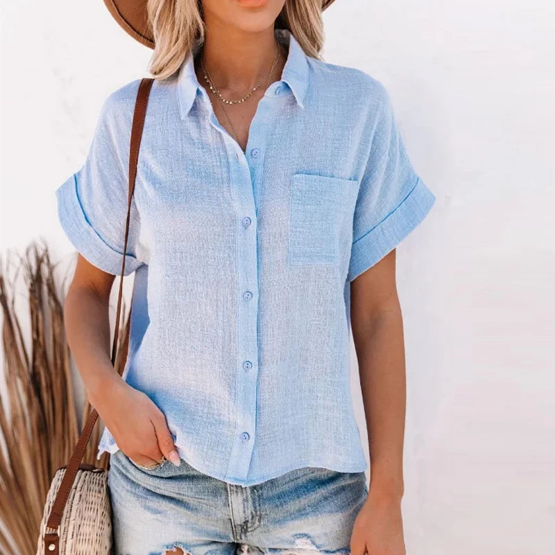 Cotton Linen Summer Shirt
