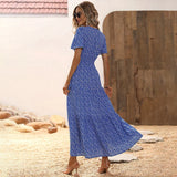 Floral Tiered Midi Dress